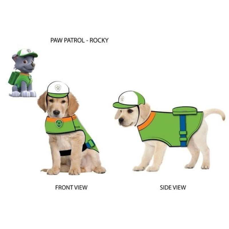 Paw Patrol Dog Costume Rocky-Green